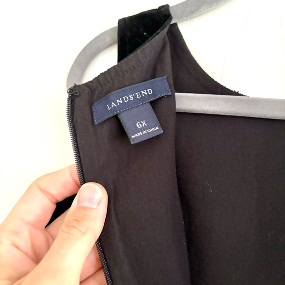 Lands End - Girls holiday party dress - size 6X, never worn. - Picture 2 of 10